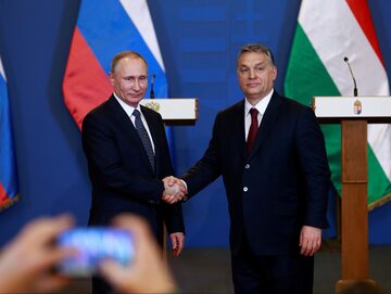 Władimir Putin i Victor Orban