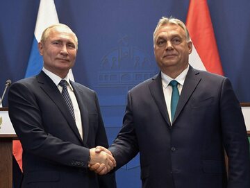 Władimir Putin i Viktor Orban