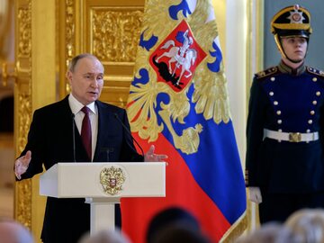 Władimir Putin na Kremlu