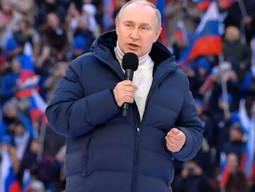 Władimir Putin na Łużnikach 18 marca