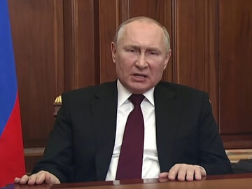 Władimir Putin ogłasza atak Rosji na Ukrainę