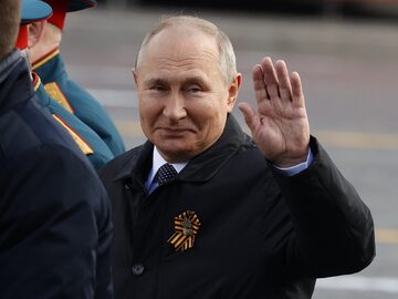 Władimir Putin podczas obchodów Dnia Zwycięstwa