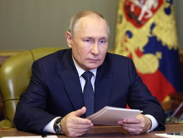Władimir Putin podczas spotkania z Radą Bezpieczeństwa