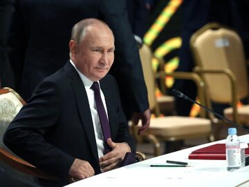 Władimir Putin podczas szczytu w Astanie