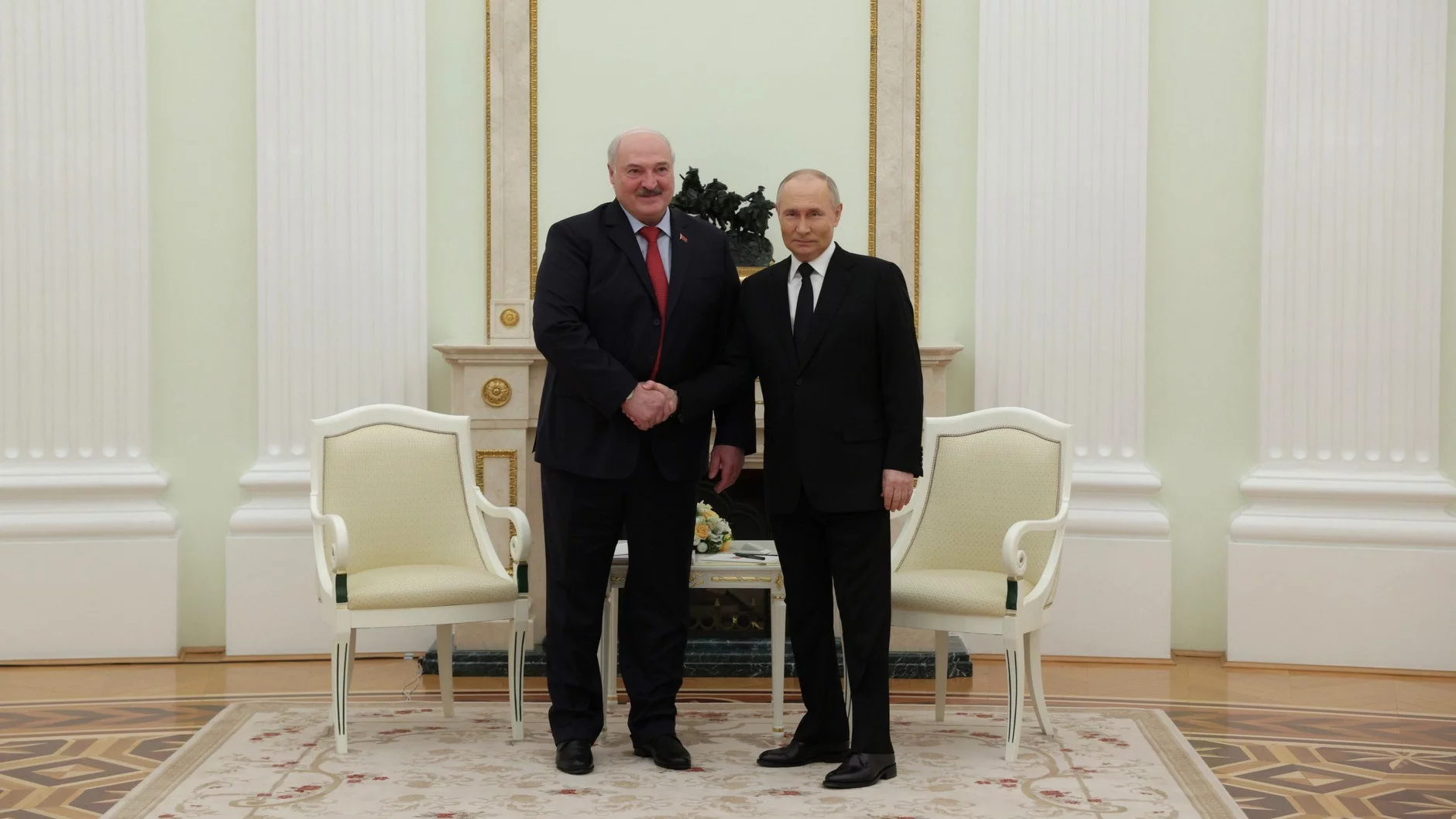 Aleksandr Łukaszenka i Władimir Putin