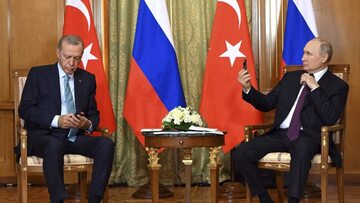 Władimir Putin spotkał się z tureckim prezydentem