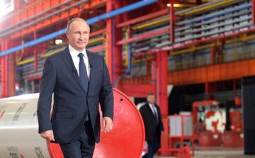 Władimir Putin w Czelabińsku
