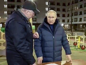 Władimir Putin w Mariupolu