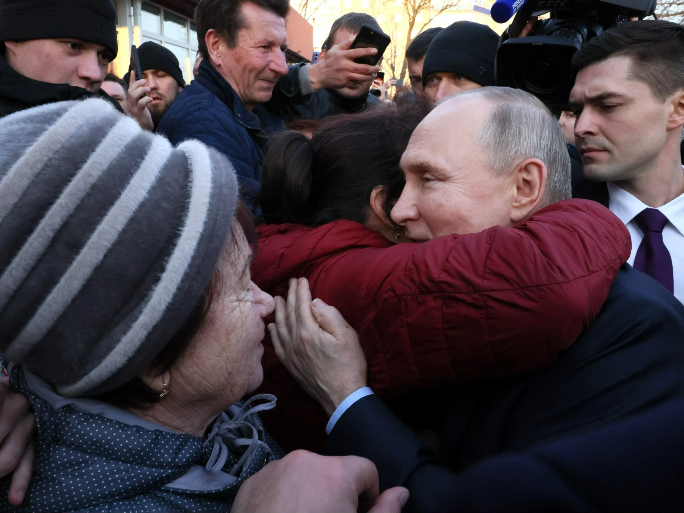 Władimir Putin spotkał się z mieszkańcami Stawropola