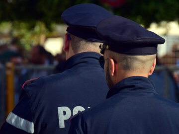 Włoska policja, zdjęcie ilustracyjne