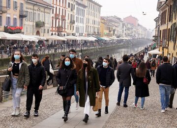 Włoskie miasto w czasie pandemii koronawirusa