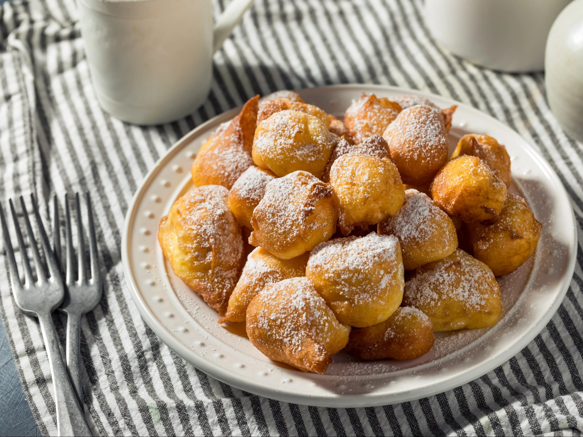 Włoskie pączki zeppole