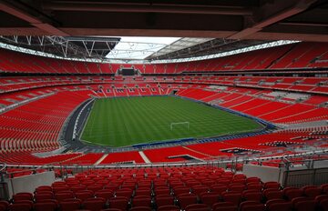 Wnętrze stadionu Wembley
