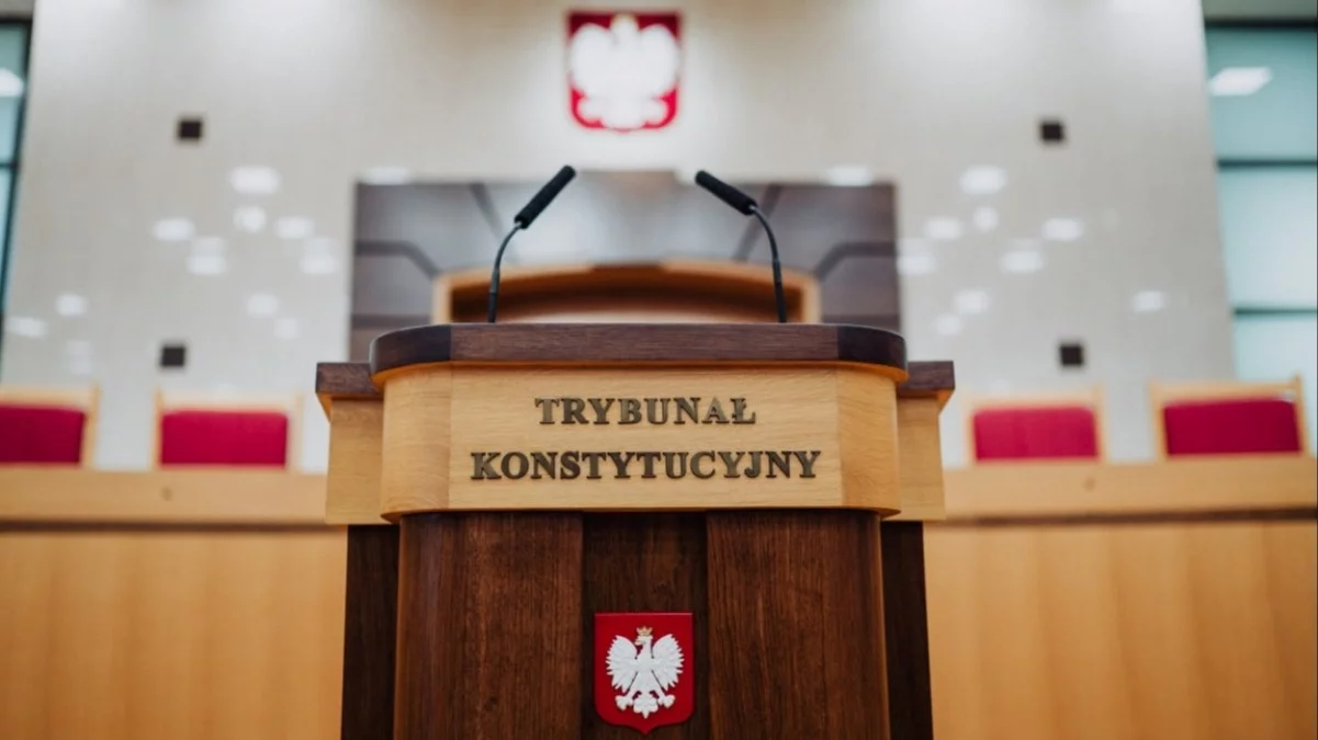 Mównica w Trybunale Konstytycjnym