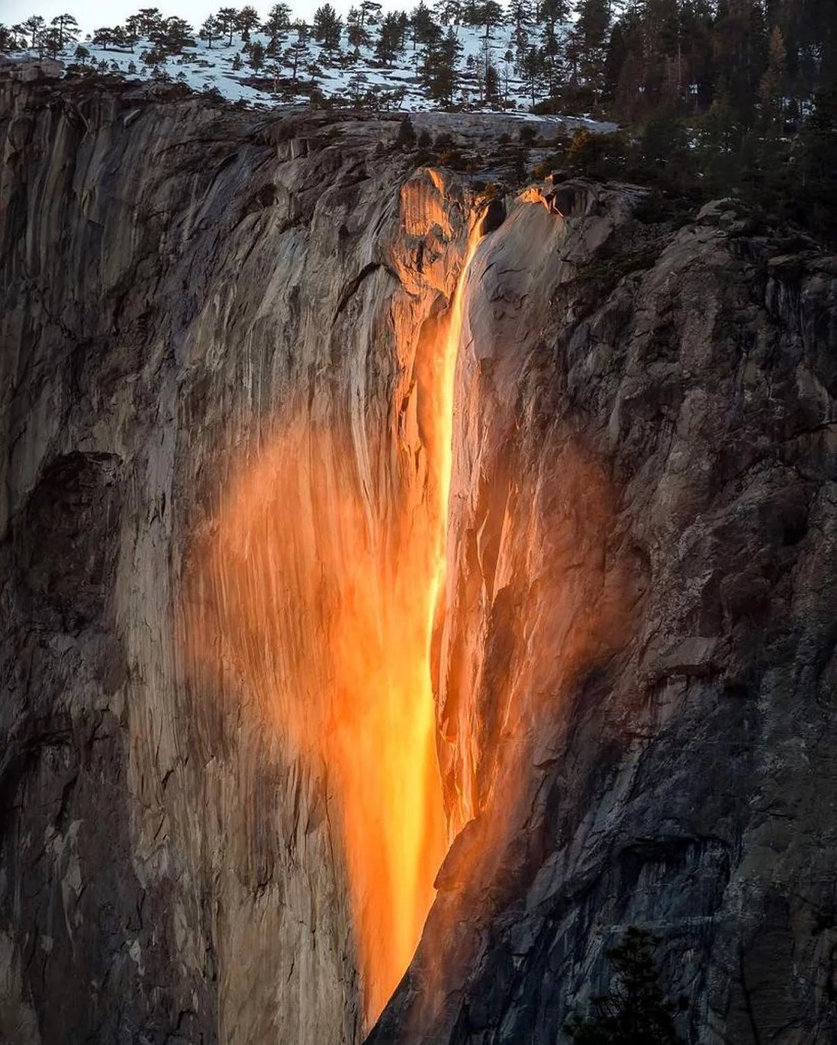 Wodospad Horsetail Fall