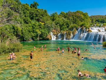 Wodospady Krka w Chorwacji