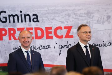 Wojciech Kolarski i Andrzej Duda