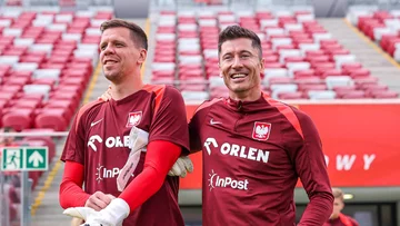 Wojciech Szczęsny i Robert Lewandowski