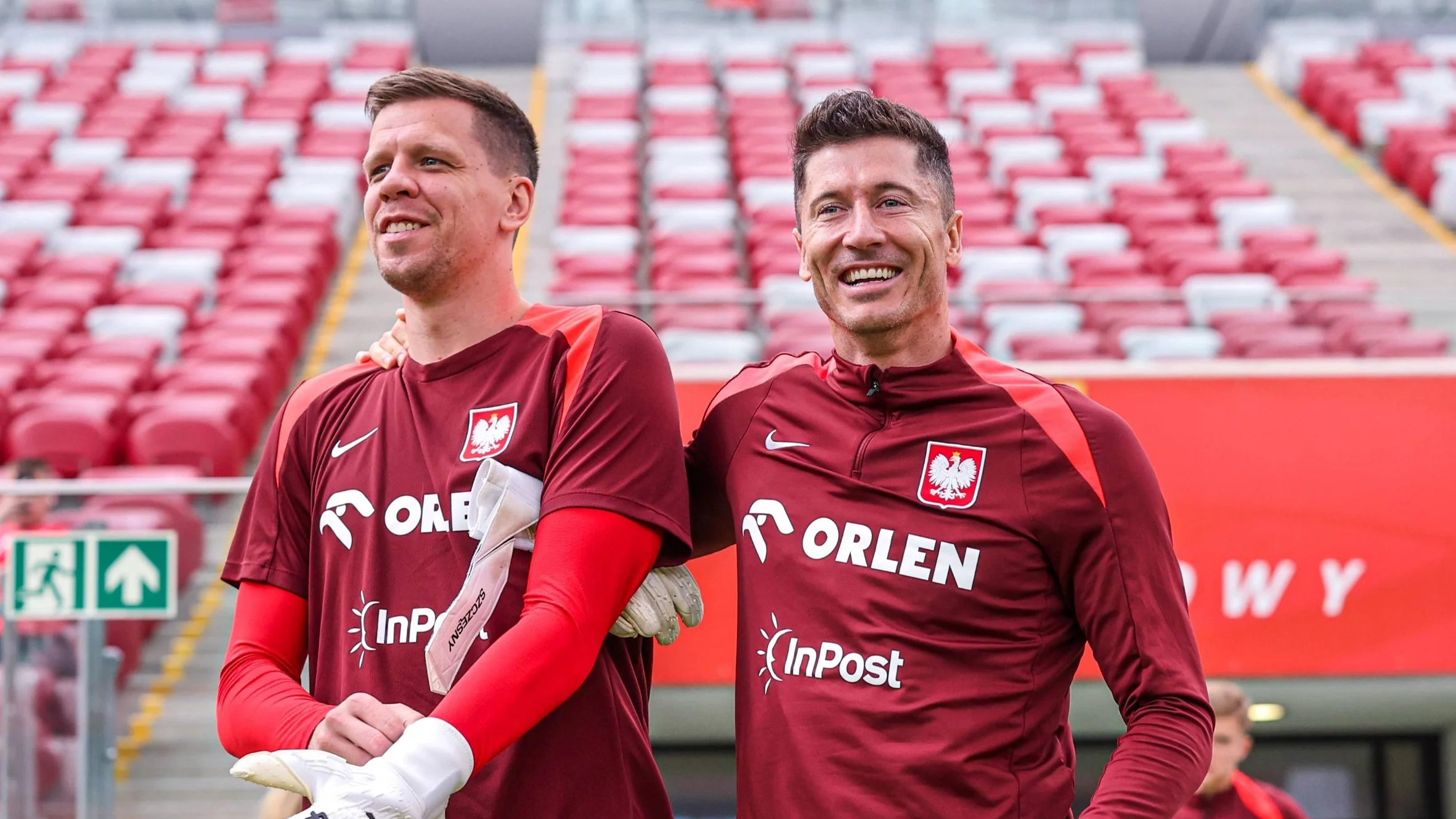 Wojciech Szczęsny i Robert Lewandowski