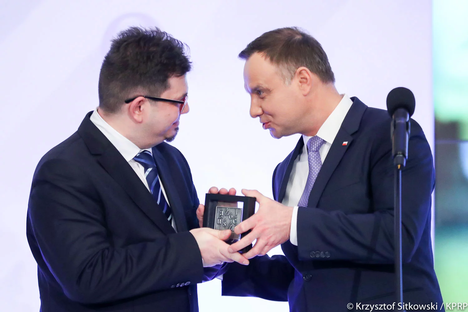 Wojciech Wencel i Andrzej Duda