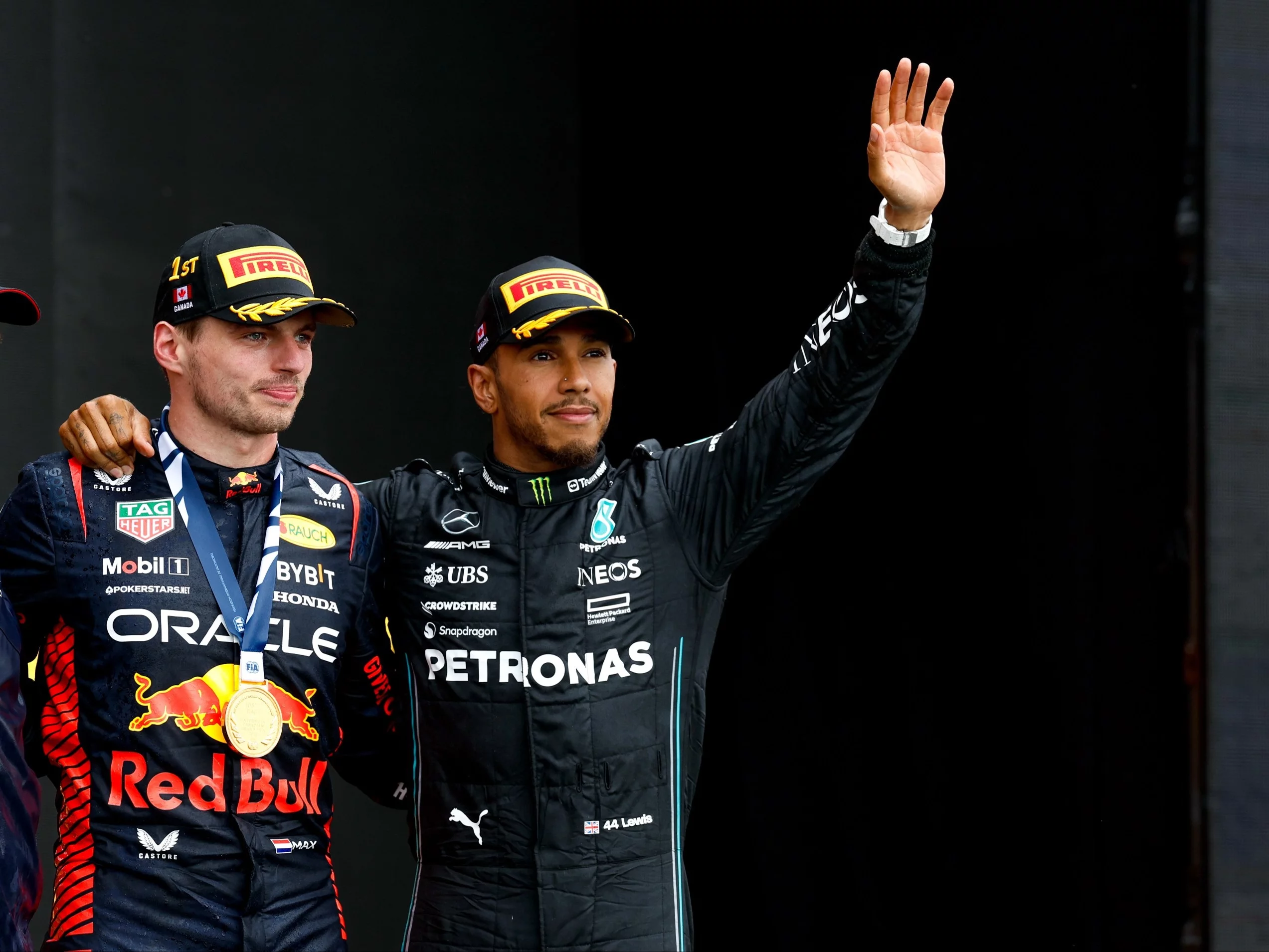 Max Verstappen i Lewis Hamilton