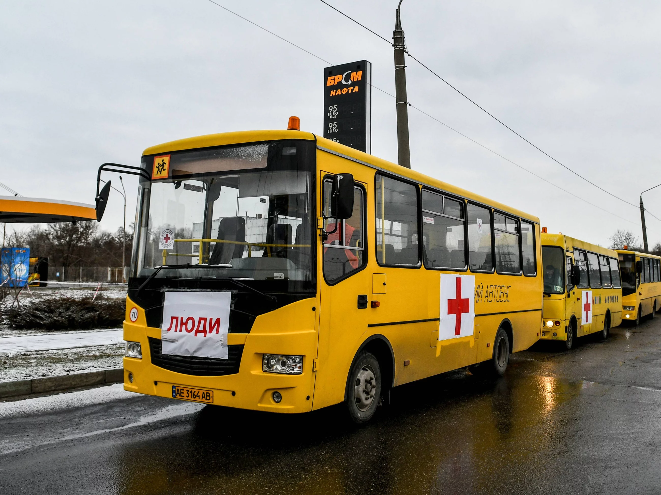 Rosyjskie wojsko ostrzelało korytarz humanitarny pod Mariupolem