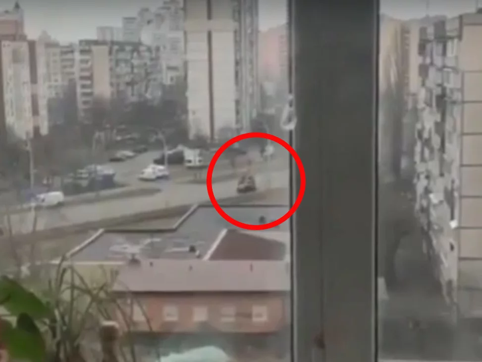 Wojna Rosja – Ukrainie. Nagranie w Kijowie