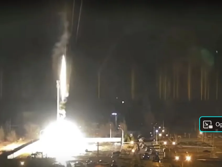 Atak na elektrownię atomową w Zaporożu