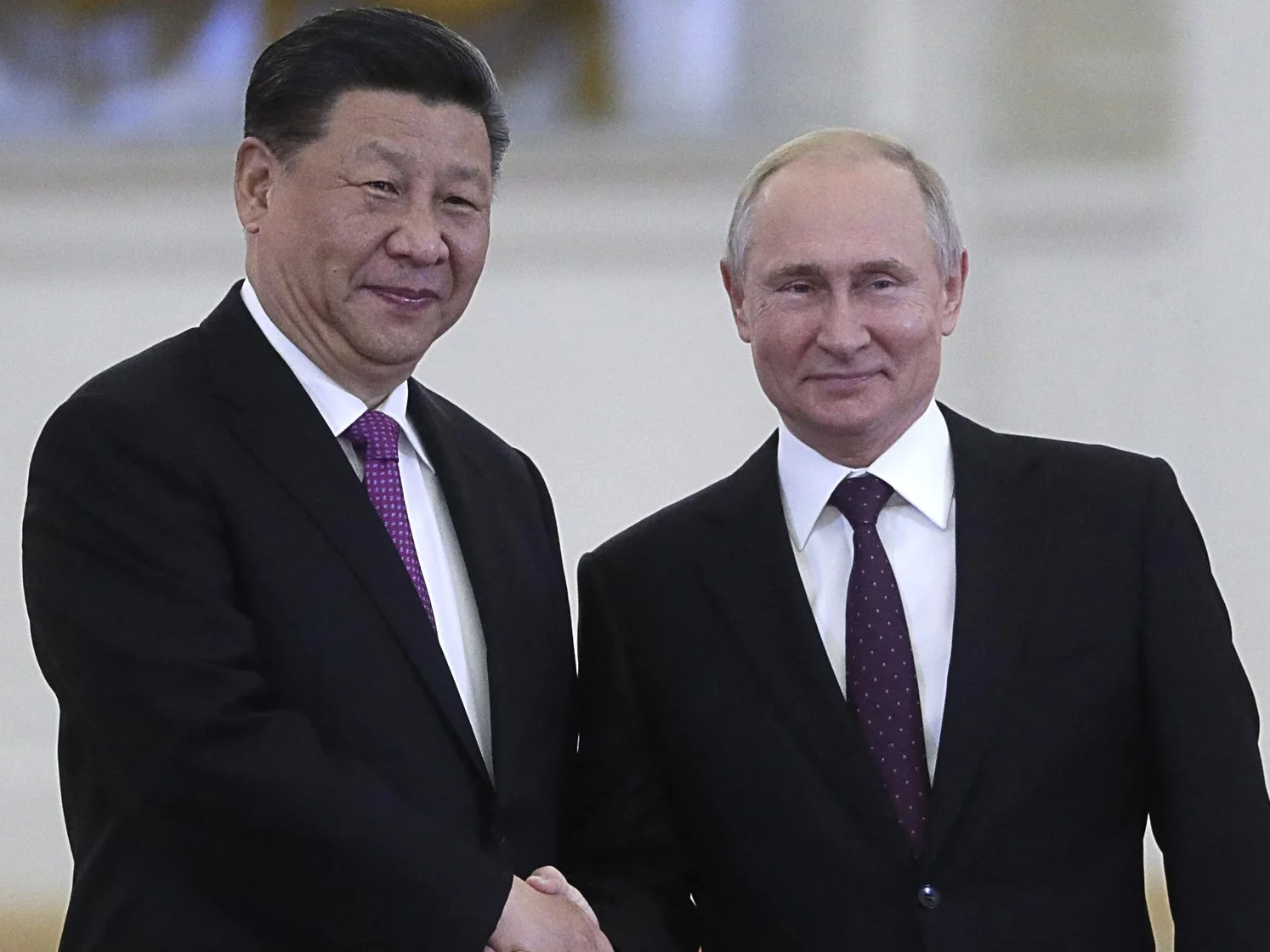 Xi Jingping i Władimir Putin