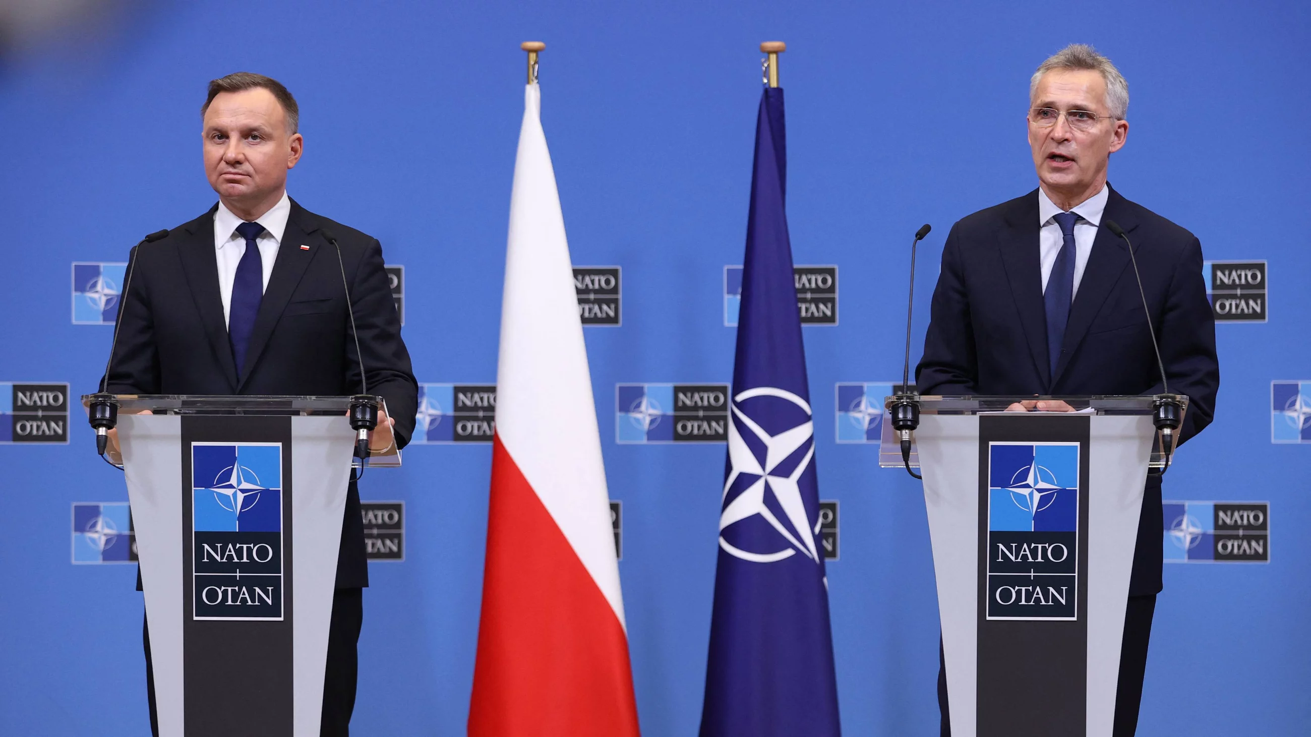 Andrzej Duda i Jens Stoltenberg