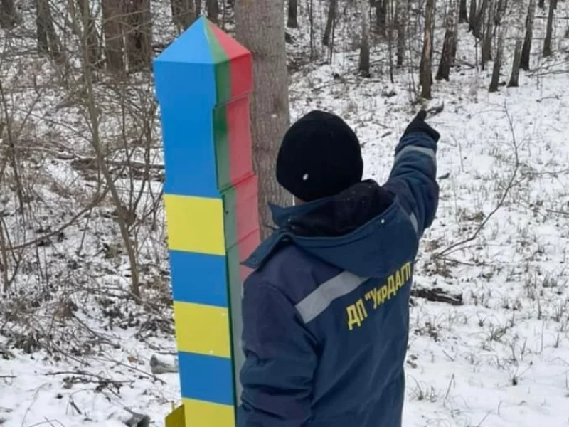 Nowe słupki graniczne postawione w czarnobylskiej zonie