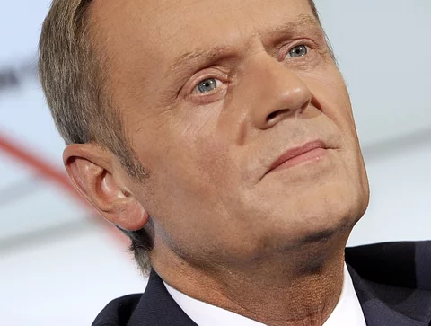 Premier Donald Tusk, fot. KRZYSZTOF BURSKI / Newspix.pl