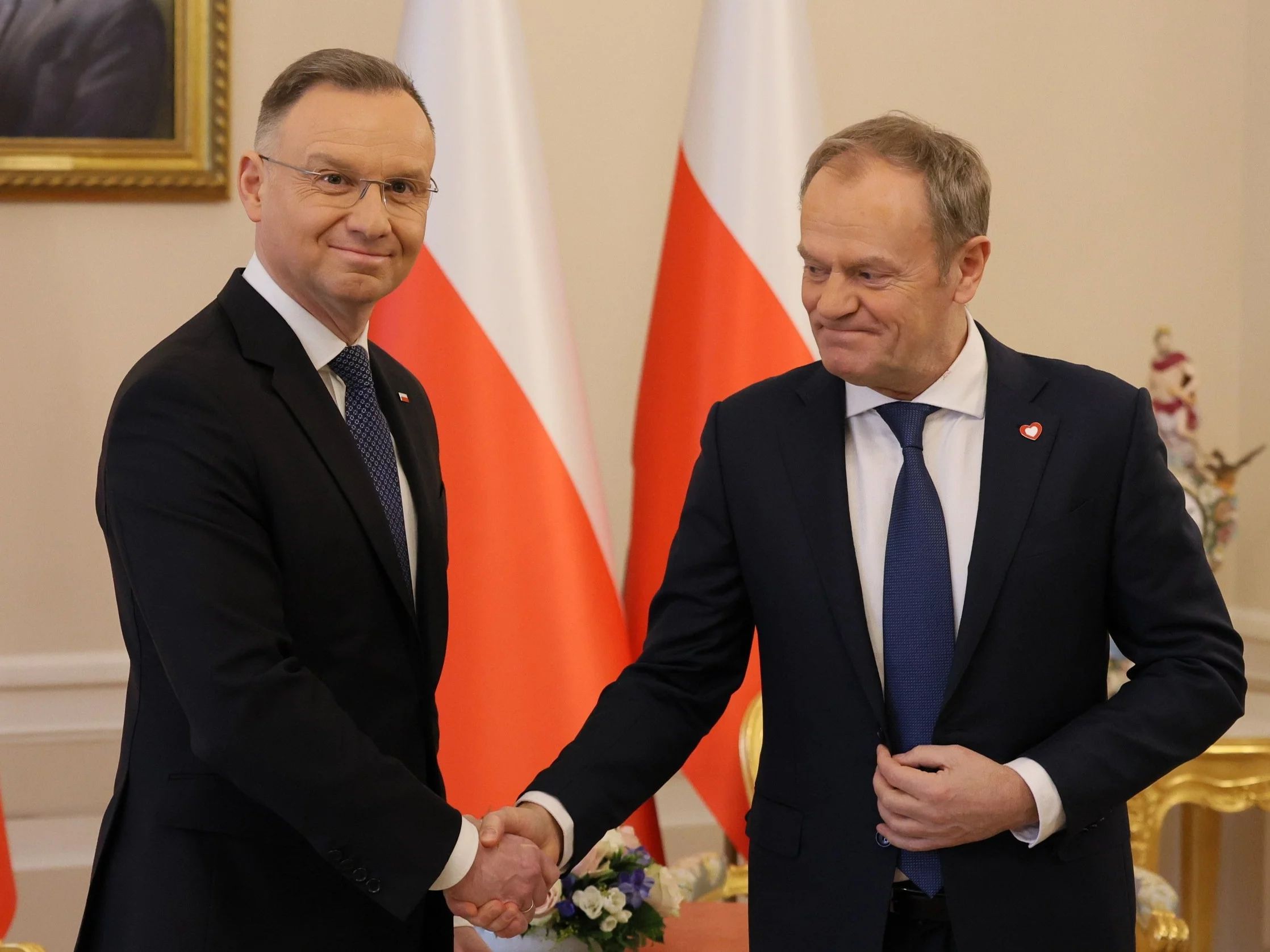 Andrzej Duda i Donald Tusk