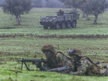 Wojska NATO podczas ćwiczeń TRIDENT JUNCTURE