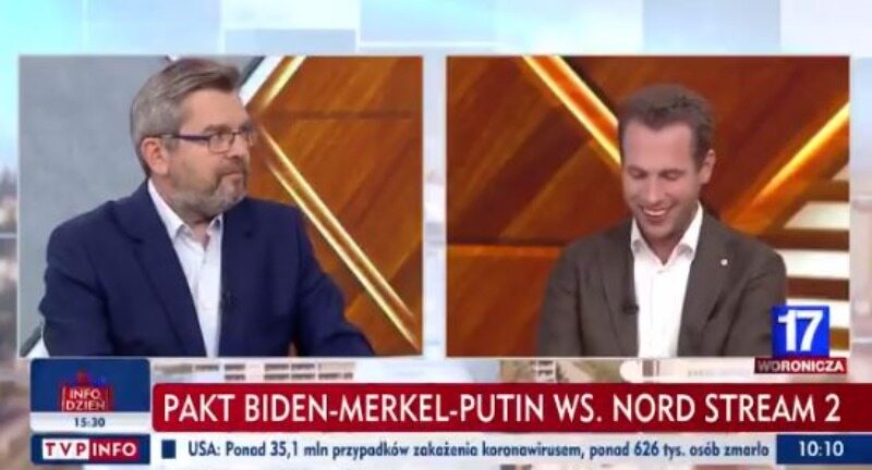 Nord Stream 2 i Lex TVN w TVP Info. Poseł KO wywołał śmiech, Suski zaliczył wpadkę. „Pan bredzi