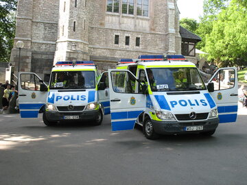 Wozy szwedzkiej policji