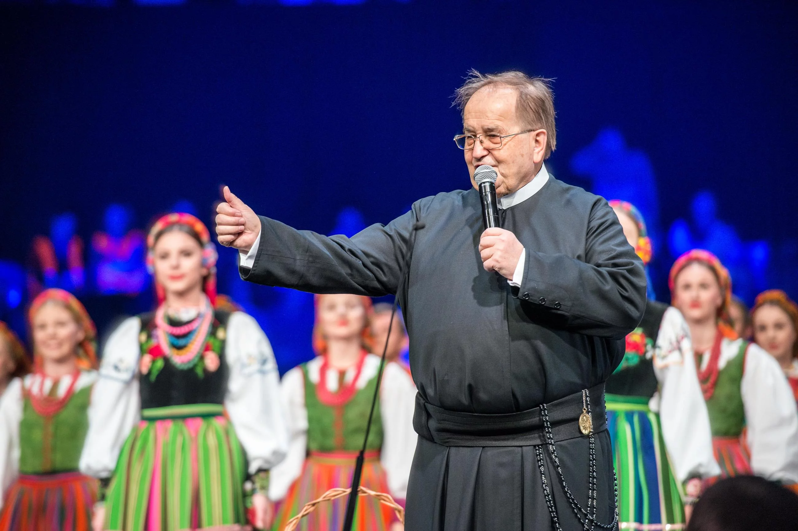 Ojciec Tadeusz Rydzyk na urodzinach Radia Maryja