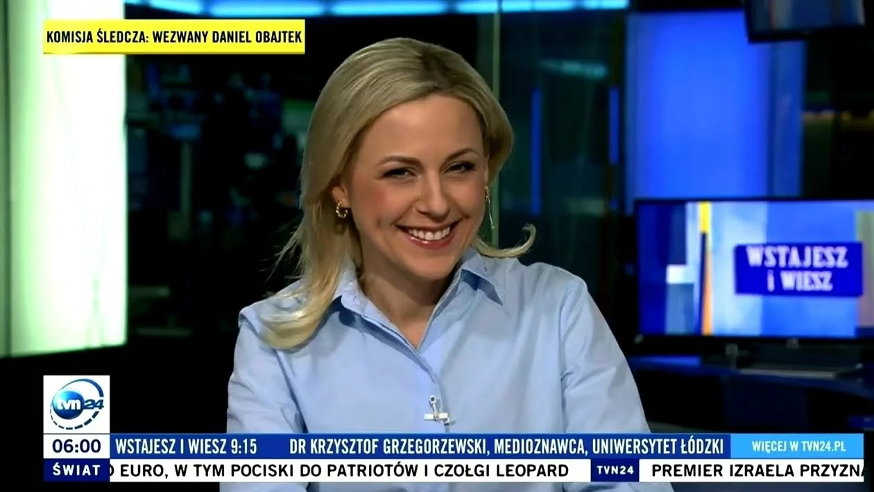 Marta Klos w programie TVN24