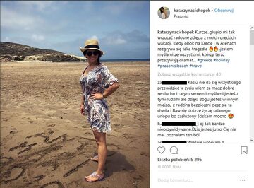 Wpis Katarzyny Cichopek na Instagramie