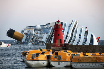 Wrak statku Costa Concordia