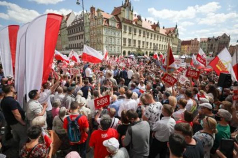 Wiec Andrzeja Dudy we Wrocławiu