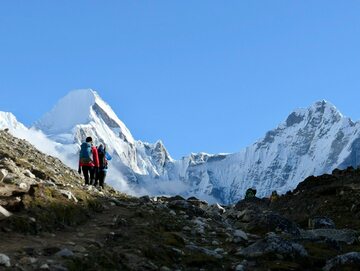 Wspinacze na Mount Everest