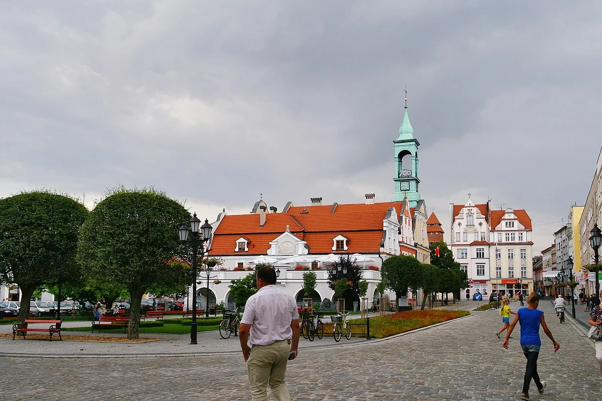 Rynek w Kluczborku, zdjęcie ilustracyjne