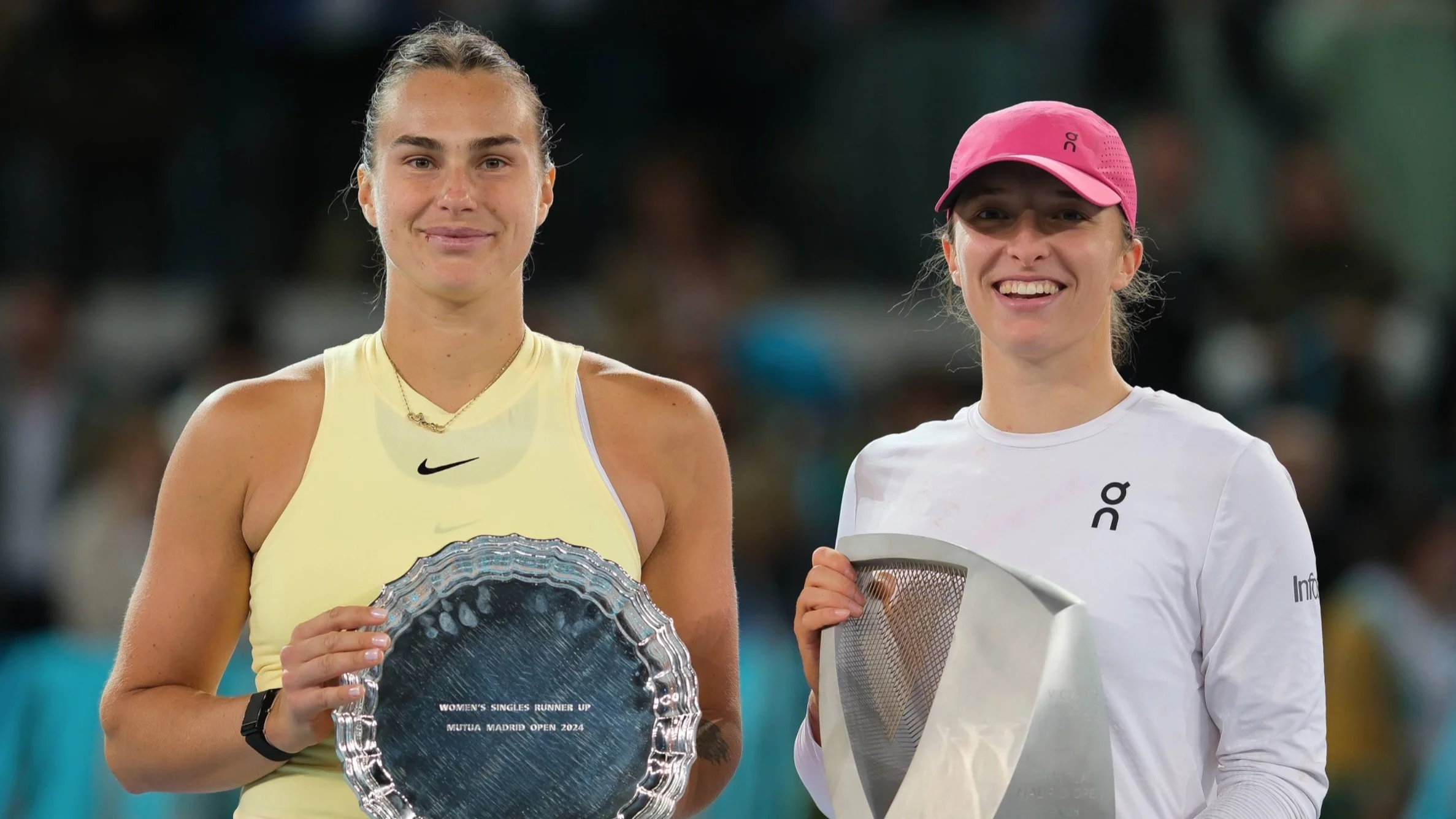 Aryna Sabalenka i Iga Świątek