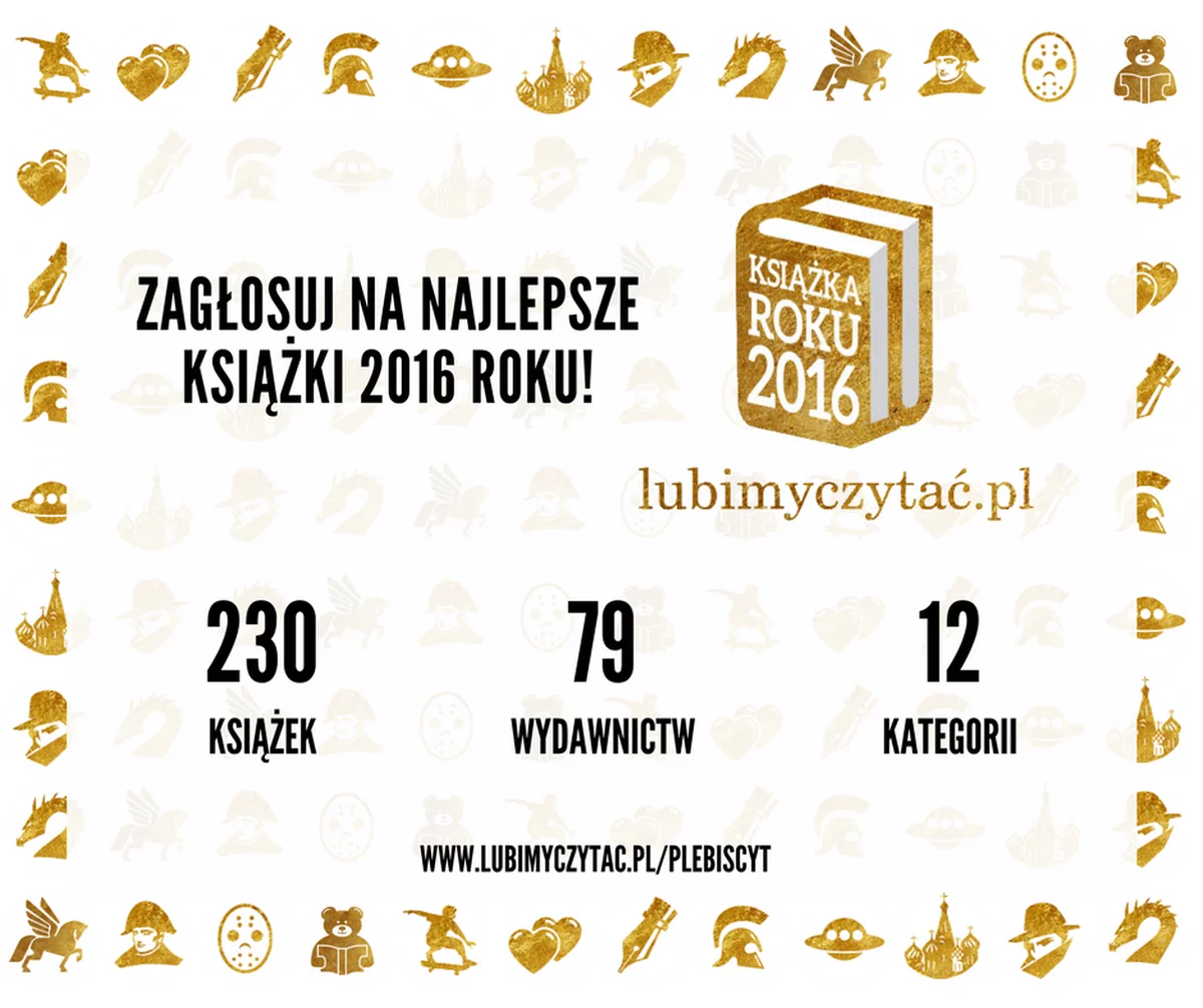 „Książka Roku 2016 lubimyczytać.pl”