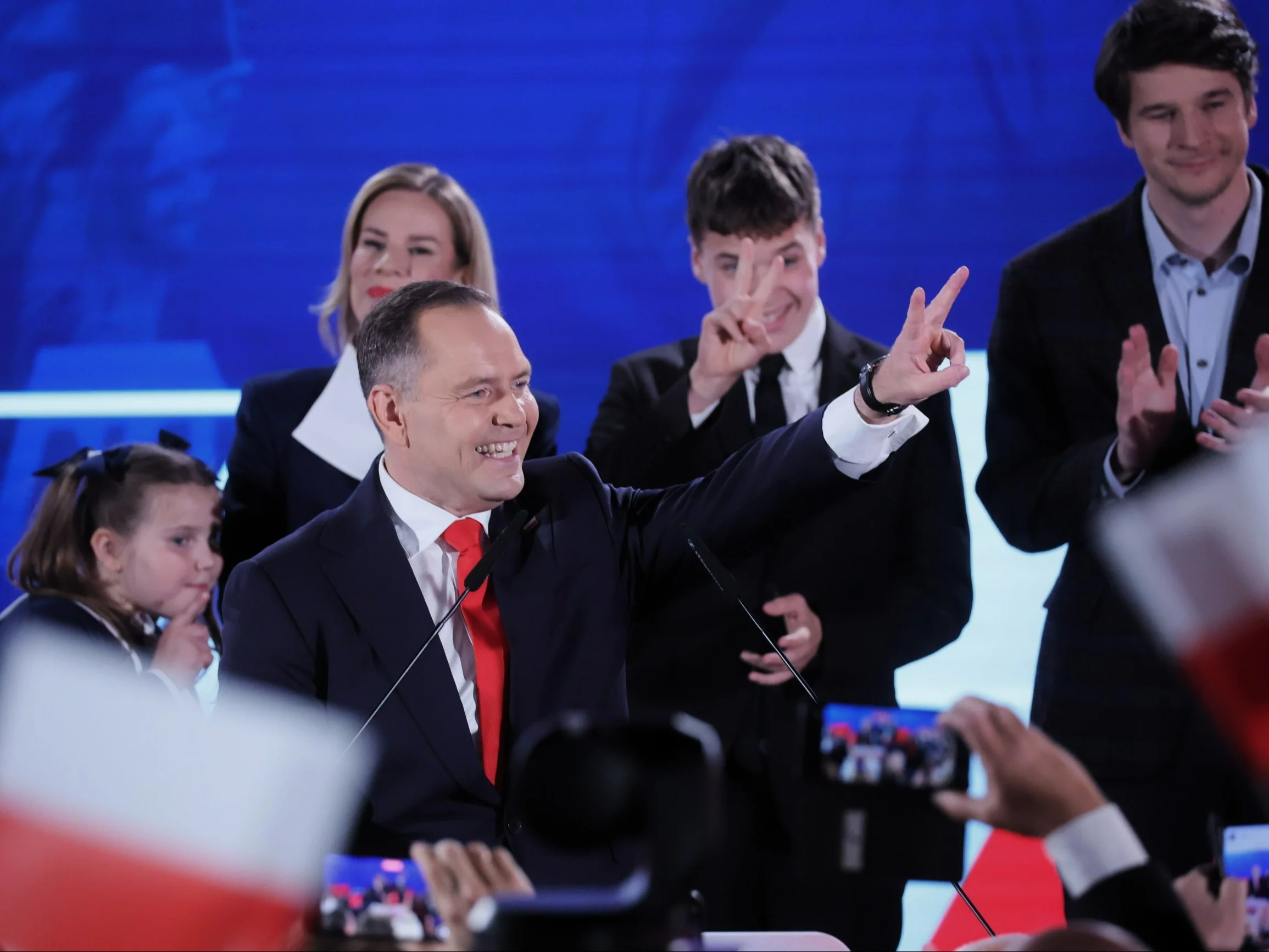 Karol Nawrocki z rodziną