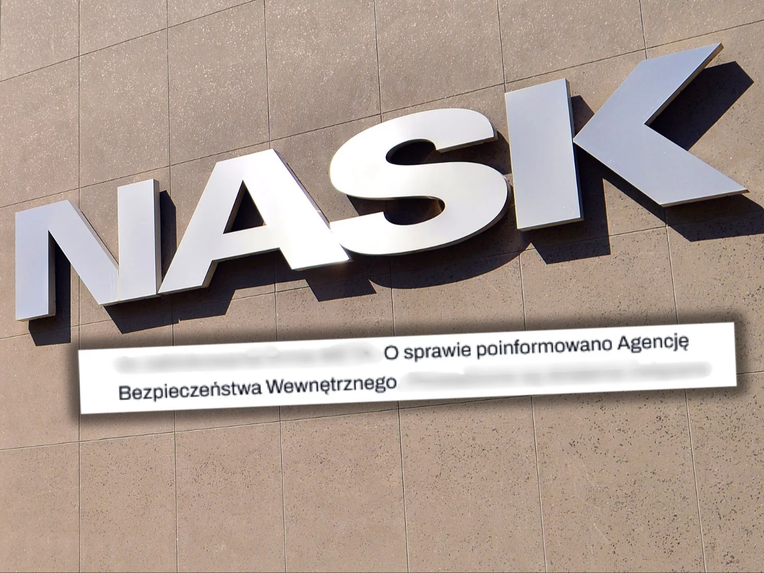 NASK / komunikat sieci