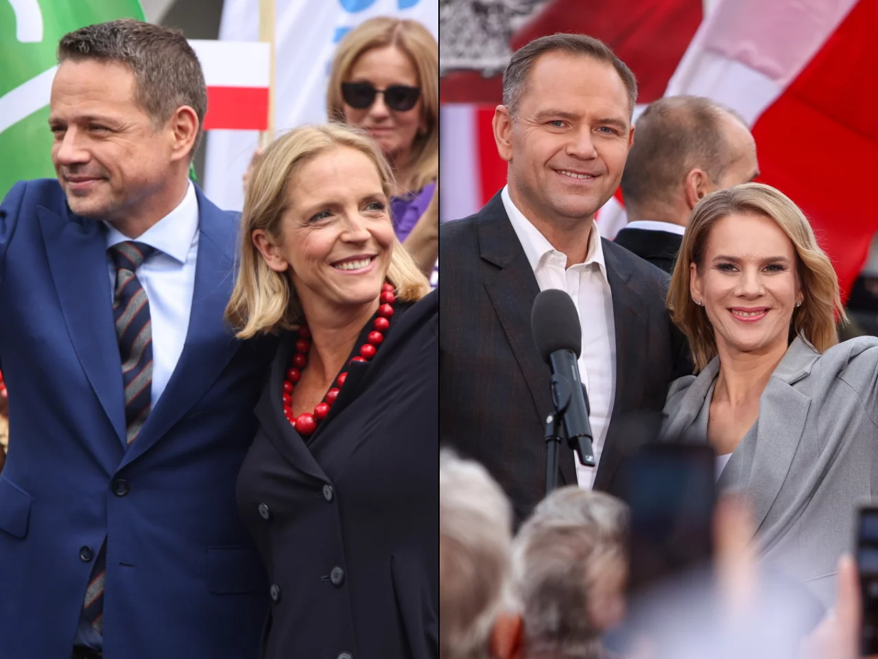 Rafał i Małgorzata Trzaskowscy, Karol i Marta Nawroccy