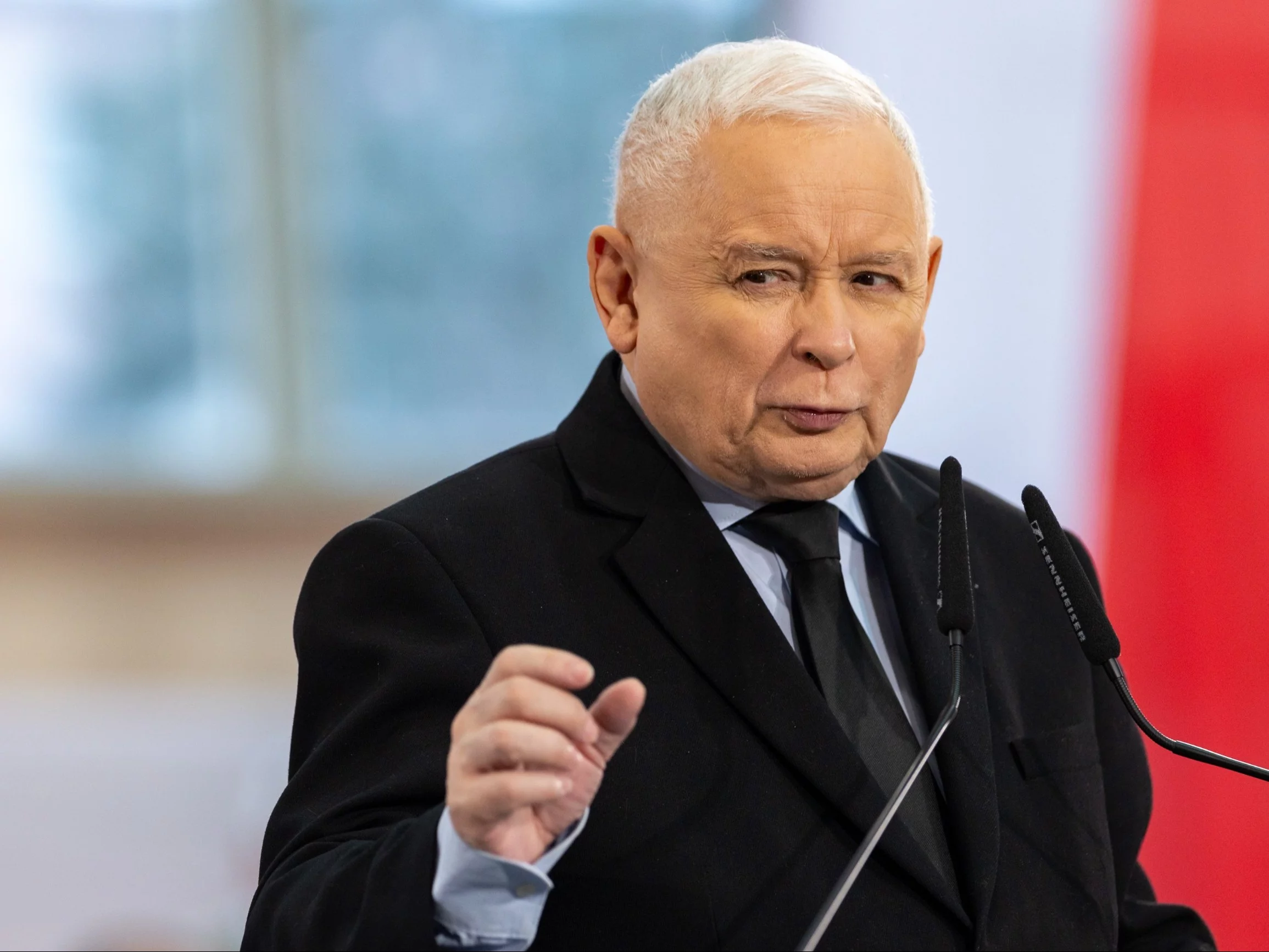 Prezes PiS Jarosław Kaczyński