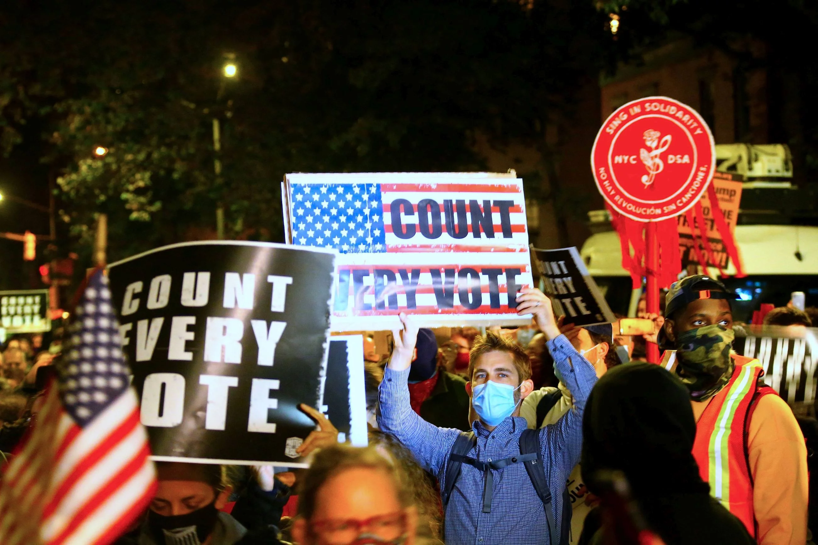 Protest w Nowym Jorku